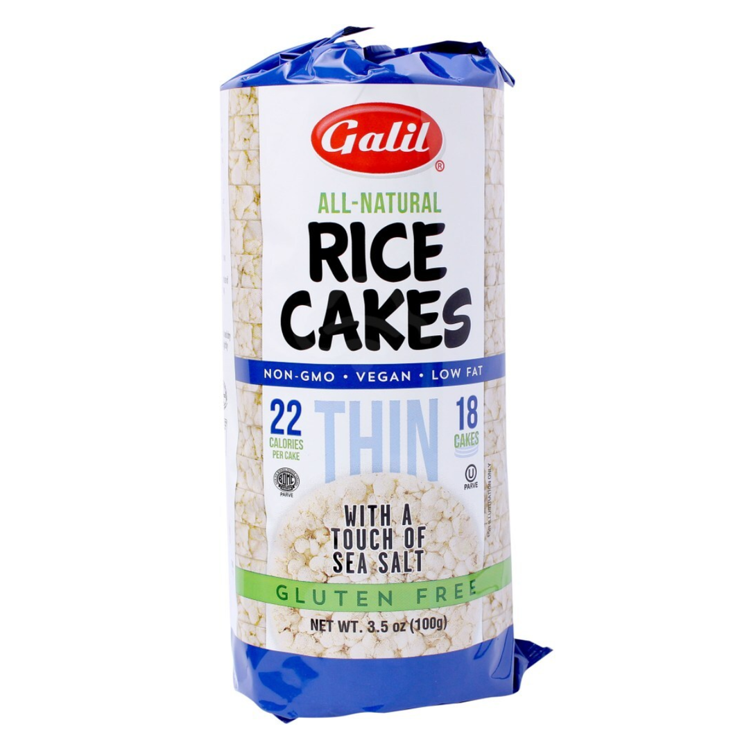 Shop Galil Thin Rice Cakes with Salt 3.5 oz | Holon Kosher Foods ...
