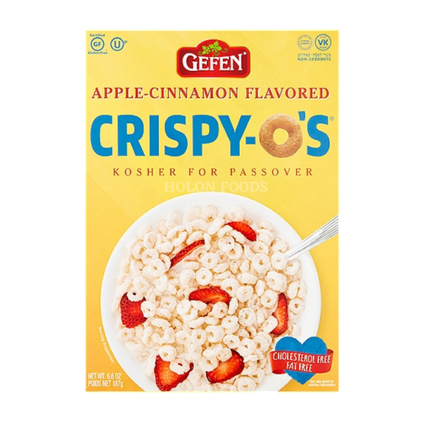 Gefen Crispy-O's Apple Cinnamon Flavored Cereal 6.6 oz
