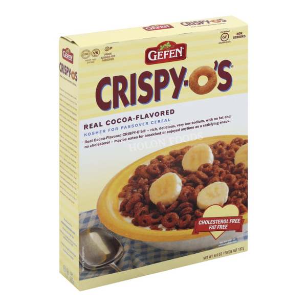 Gefen Crispy-O's Real Cocoa Flavored Cereal 6.6 oz