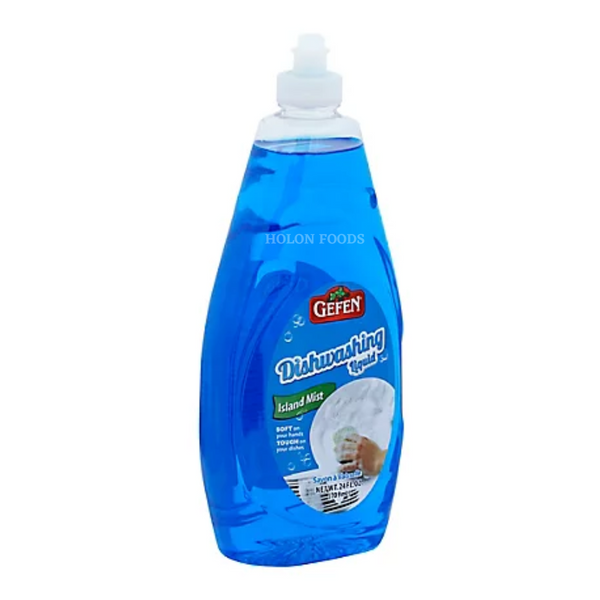 Gefen Dishwashing Detergent Blue Island Mist 24 oz