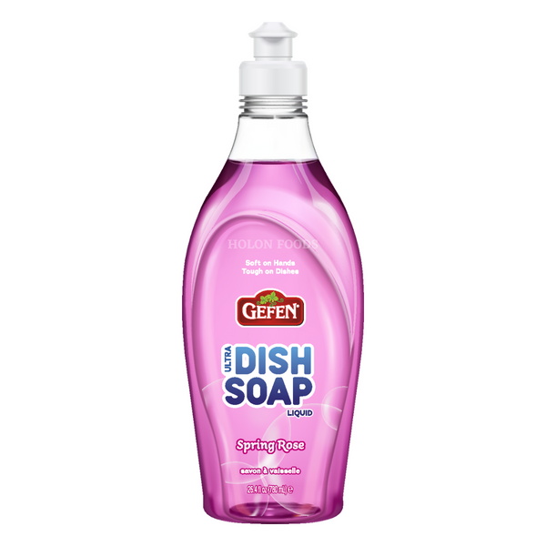 Gefen Dishwashing Liquid Spring Rose 24 oz