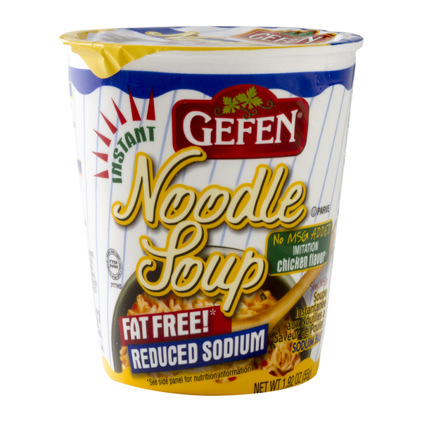 Gefen Instant No MSG Fat Free Reduced Sodium Chicken Noodle Soup 1.92 oz