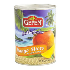 Gefen Mango Slices In Light Syrup 20 oz