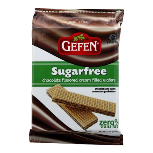 Gefen Sugar-Free Chocolate Creme Filled Wafers 7 oz