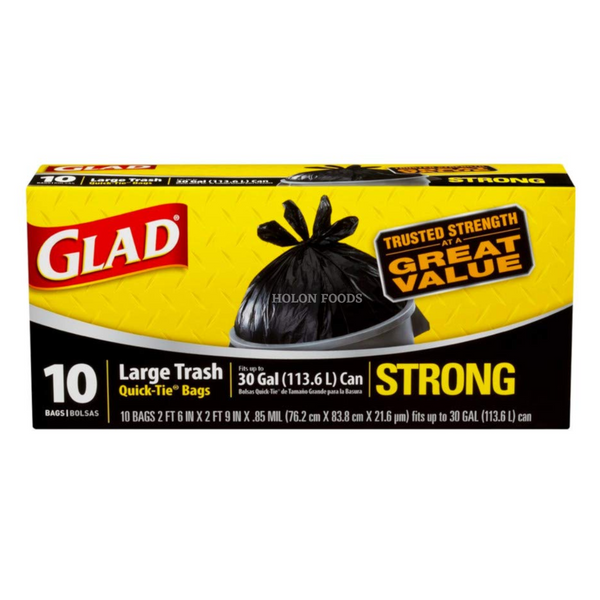 Glad Large Trash Bags 10 ct