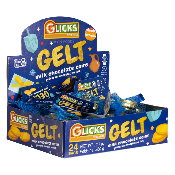 Glicks Milk Chocolate Coins 24 ct