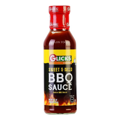 Glicks Sweet & Mild BBQ Sauce 14 oz