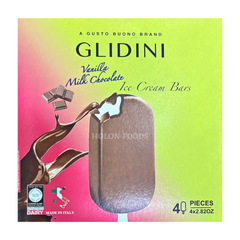 Glidini Vanilla Milk Chocolate Ice Cream Bar 4ct