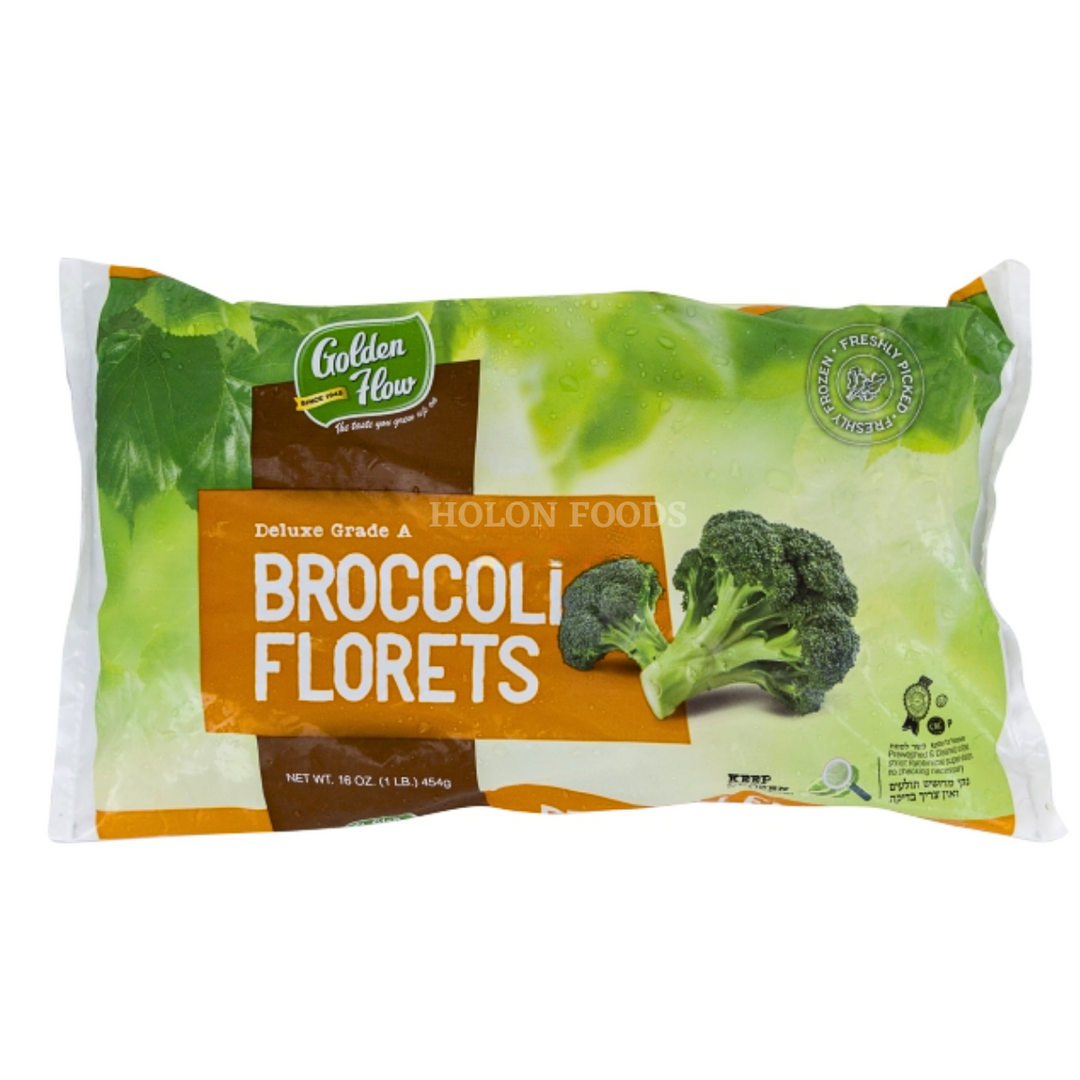 Buy Golden Flow Broccoli Florets 16 oz | Holon Kosher Foods | Imported ...