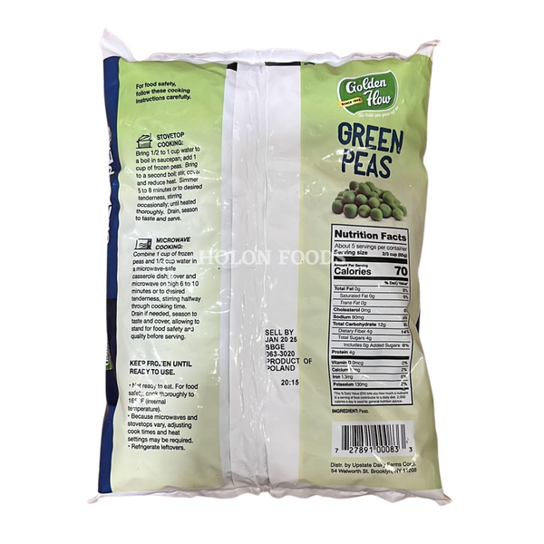 Golden Flow Green Peas 16 oz