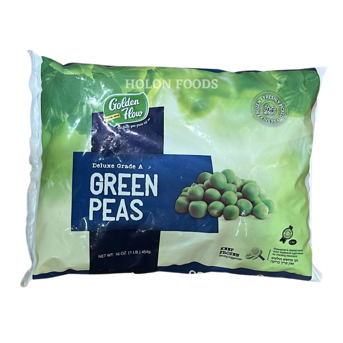Order Golden Flow Green Peas 16 oz online Holon Kosher Foods Best Online Kosher for Passover