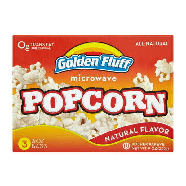 Golden Fluff Microwave Popcorn 9 oz