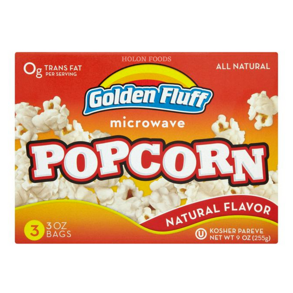Golden Fluff Natural Flavor Popcorn 9 oz