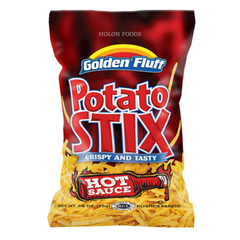 Golden Fluff Potato Stix Hot Sauce 7/8 oz
