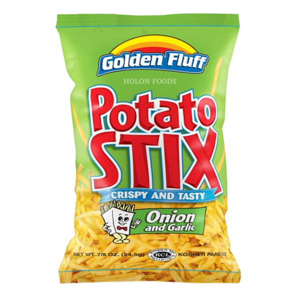 Golden Fluff Potato Stix Onion and Garlic 7/8 oz