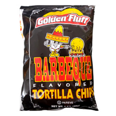 Golden Fluff Tortilla Chips Barbecue Flavored 1 oz
