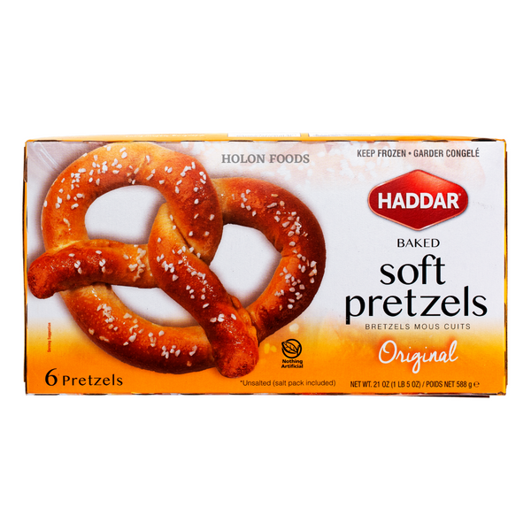 Haddar Frozen Soft Pretzels 21 oz