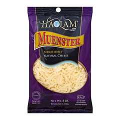 Haolam Shredded Muenster Cheese 8 oz