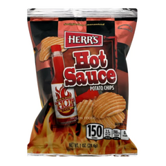 Herr's Hot Sauce Potato Chips 1 oz