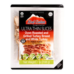 Hod Golan Ultra Thin Oven Roasted & Grilled Turkey Breast 7 oz