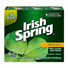 Irish Spring Original Bar Soap 3 ct