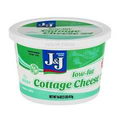 J&J Cottage Cheese Low Fat 16 oz