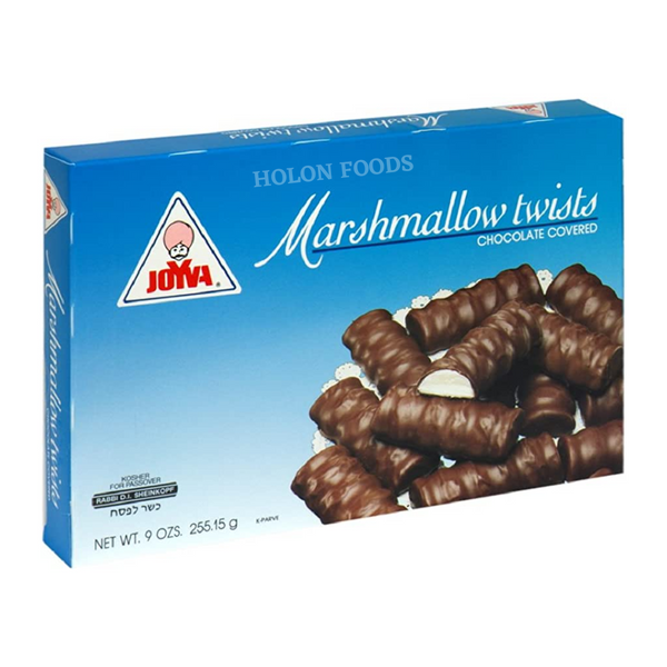 Joyva Marshmallow Twists Chocolate Covered Vanilla 9 oz