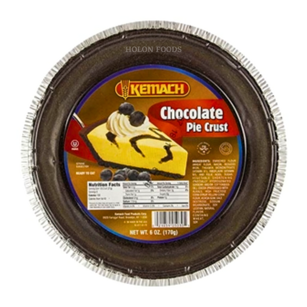Kemach Chocolate Pie Crust 6 oz