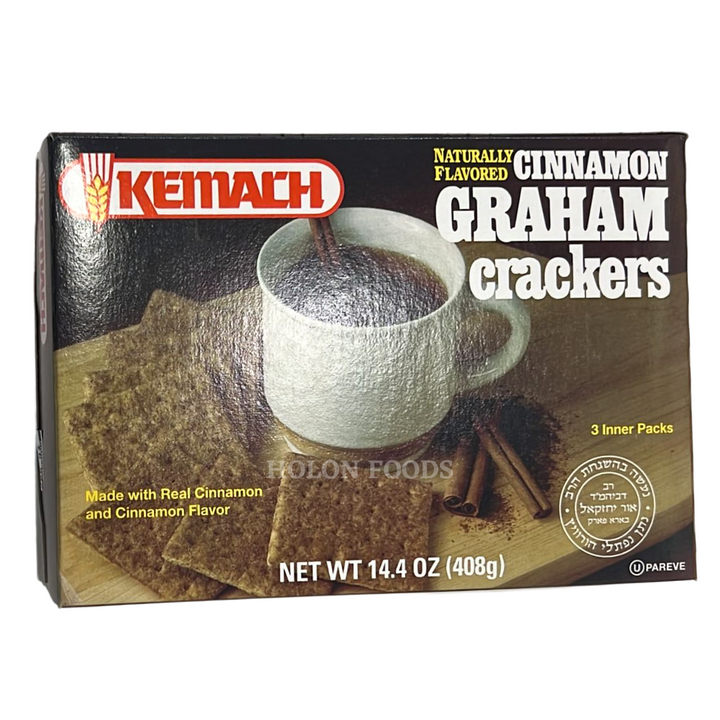 Shop Kemach Cinnamon Graham Crackers 14 oz | Holon Kosher Foods ...