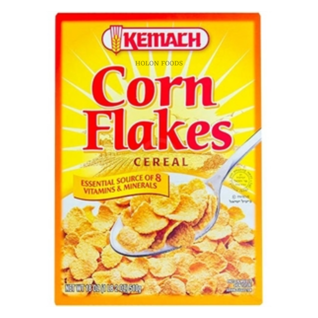 Shop Kemach Corn Flakes Cereal 18 oz | Holon Kosher Foods | Online ...