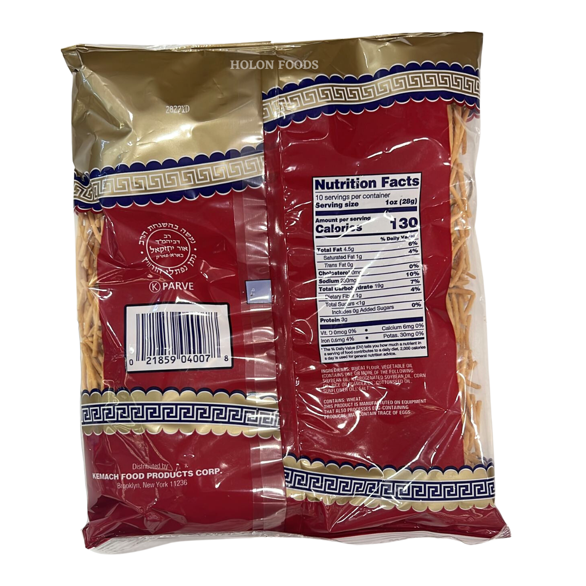 Shop Kemach Fine Chow Mein Noodles 10 oz | Holon Kosher Foods | Online