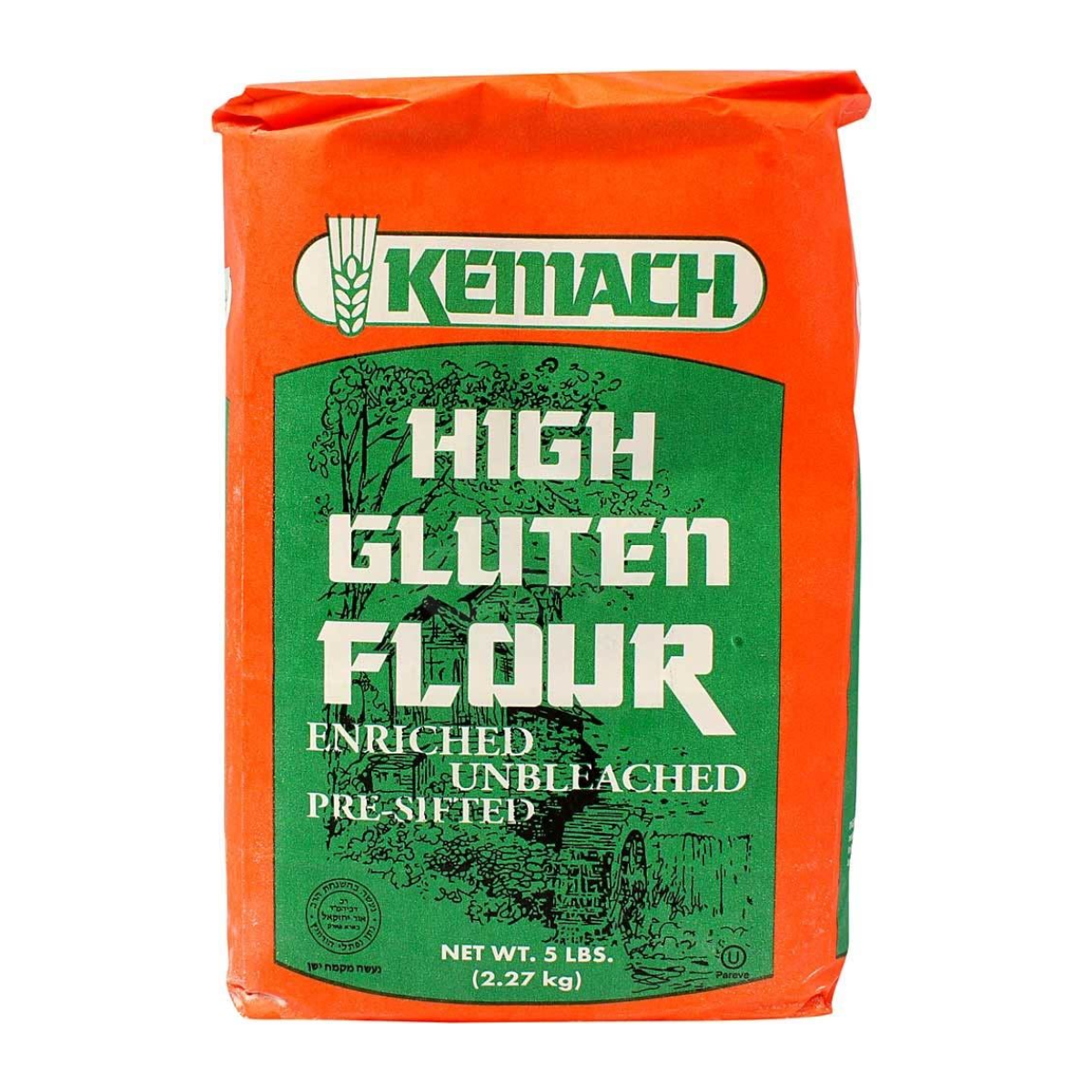 Buy Kemach High Gluten Flour 5 lbs Holon Kosher Foods Imported Israeli Grocery & Snacks