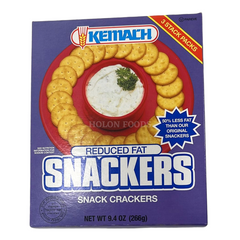 Kemach Reduced Fat Snackers Crackers 9.4 oz