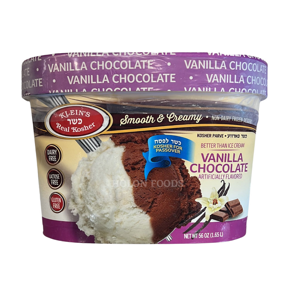 Klein's Vanilla Chocolate Ice Cream 56 oz