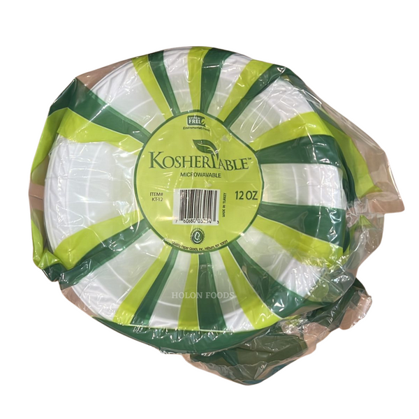 Kosher Table Microwavable Plate 12 oz