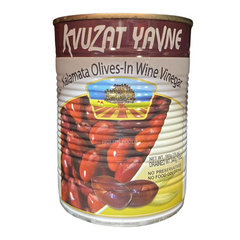 Kvuzat Yavne Kalamata Olives in Wine Vinegar 19 oz