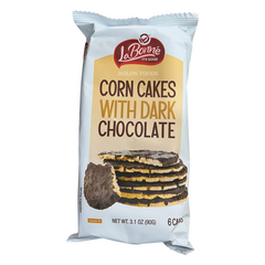 La Bonne Corn Cakes with Dark Chocolate 3.1 oz