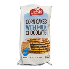 La Bonne Corn Cakes with Milk Chocolate 3.1 oz