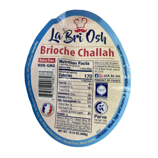 La Bri Osh Brioche Sesame Challah 14.10 oz