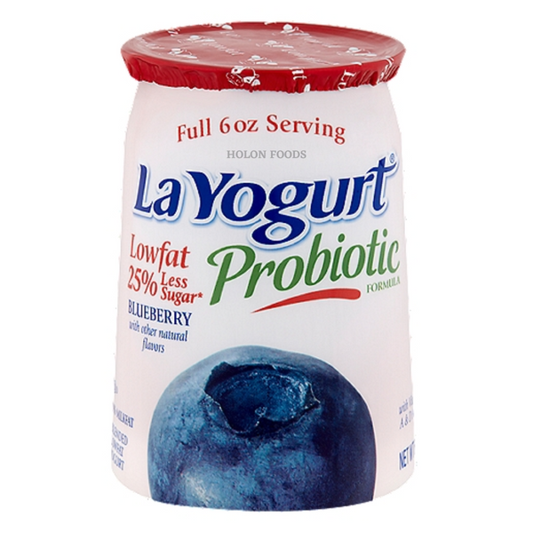 La Yogurt Probiotic Blueberry Yogurt  6 oz