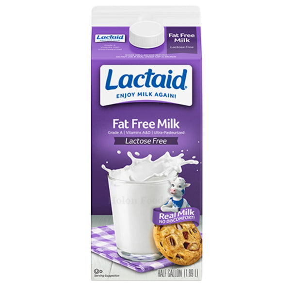 Lactaid Lactose Free Fat Free Milk 1.89 lt