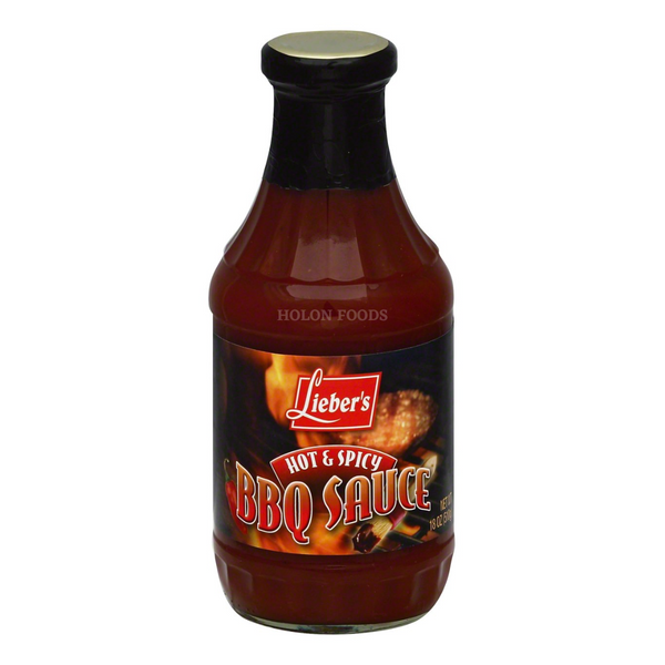 Lieber's BBQ Sauce Hot n Spicy 18 oz