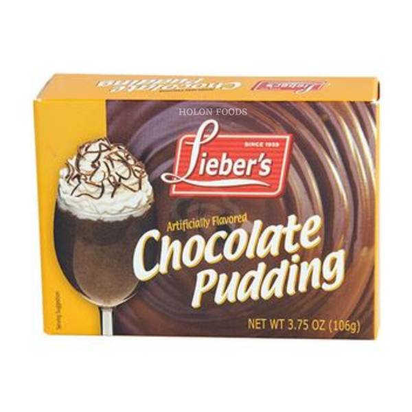 Lieber's Chocolate Pudding 3.75 oz