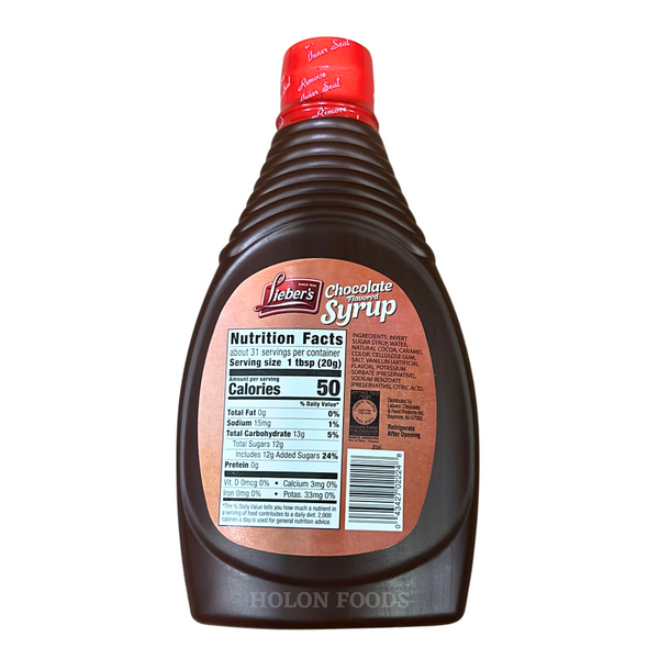 Lieber's Chocolate Syrup 22 oz