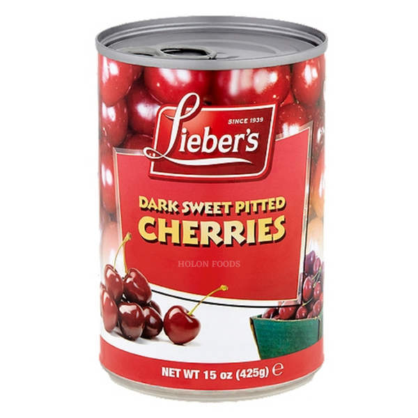 Lieber’s Dark Sweet Pitted Cherries 15 oz