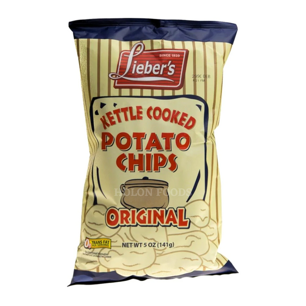 Lieber's Kettle Cooked Potato Chips Original 5 oz