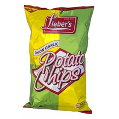 Lieber's Onion Garlic Potato Chips 9 oz