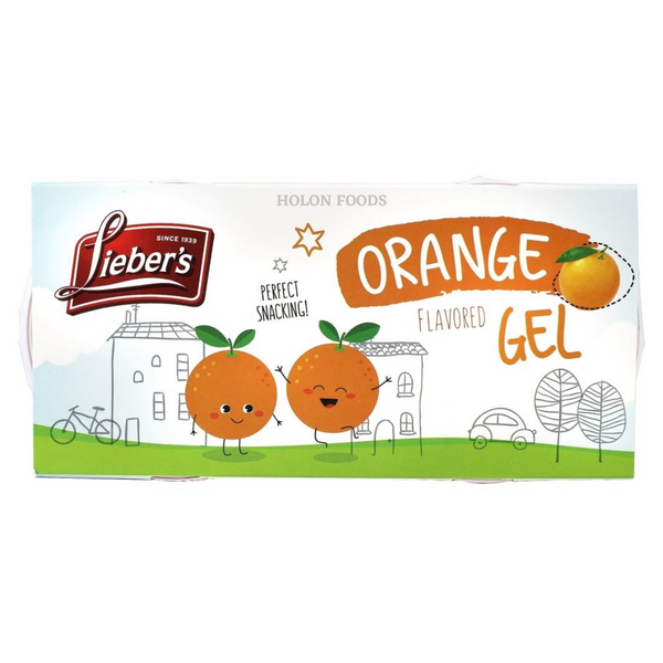 Lieber's Orange Gel Cups 8 oz