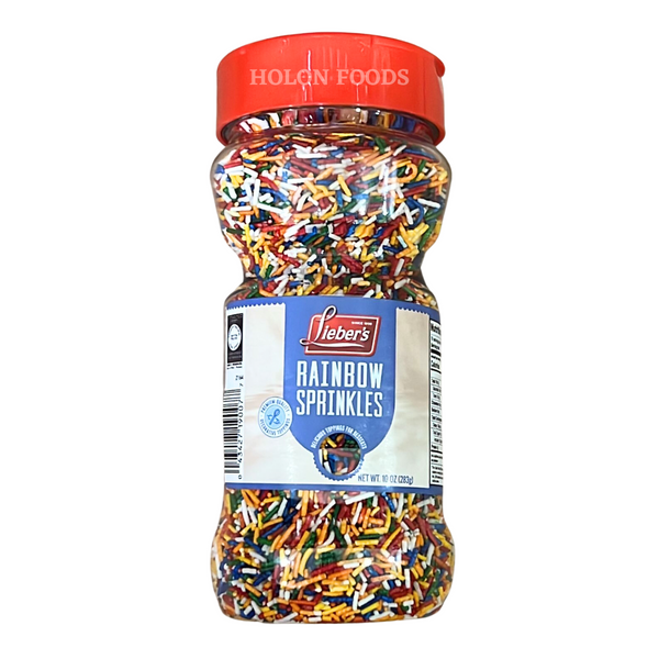 Lieber's Rainbow Sprinkles 10 oz