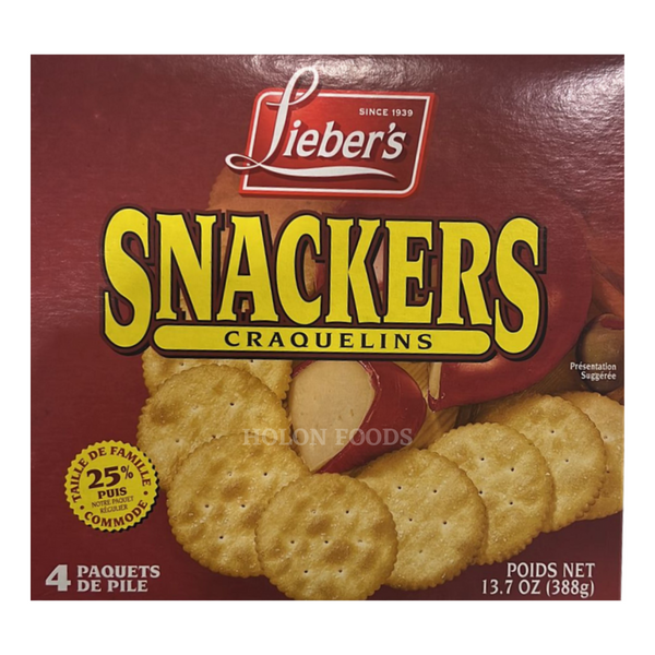 Lieber's Snackers Craquelins 13.7 oz